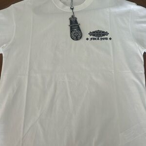White Graphic Men's Shirt